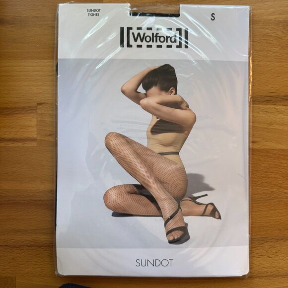 Wolford Sundot Tights in Black Size S NWT - Picture 1 of 2